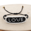 bohemian ethnic style Miyuki rice beads handwoven wild LOVE letter beaded braceletpicture17