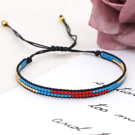 Einfaches handgewebtes Armband im böhmischen ethnischen Stil's discount tags