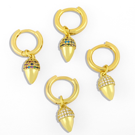creative micro-inlaid zircon simple fashion wild earrings  NHAS298183's discount tags