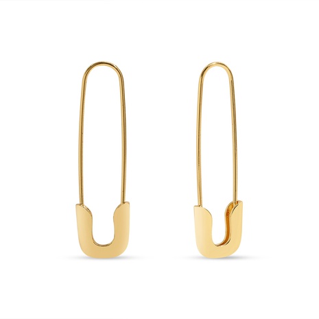 metal copper pin earrings's discount tags