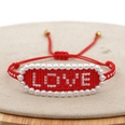 bohemian ethnic style Miyuki rice beads handwoven wild LOVE letter beaded braceletpicture20