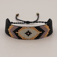 Schwarzer Punk EthnoStil AllMatchPersnlichkeit Miyuki Reis perlen Armband gewebte geometrische Augen hand gefertigten Schmuckpicture13