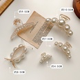 Pearl hairpin head bath grab clip large Korean elegant disc hair top clip headdress wholesale nihaojewelrypicture48