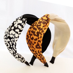 fashion printed fabric cross-knotted headband