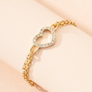 simple diamond heart braceletpicture9