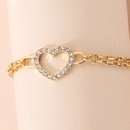 simple diamond heart braceletpicture10