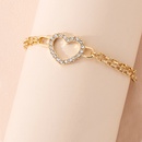 simple diamond heart braceletpicture11