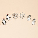 Mode Schneemann Pinguin Schneeflocke Ohrringe Setpicture8