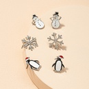 Mode Schneemann Pinguin Schneeflocke Ohrringe Setpicture9