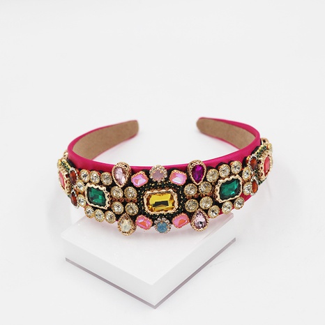 Baroque diamonds colored headband's discount tags