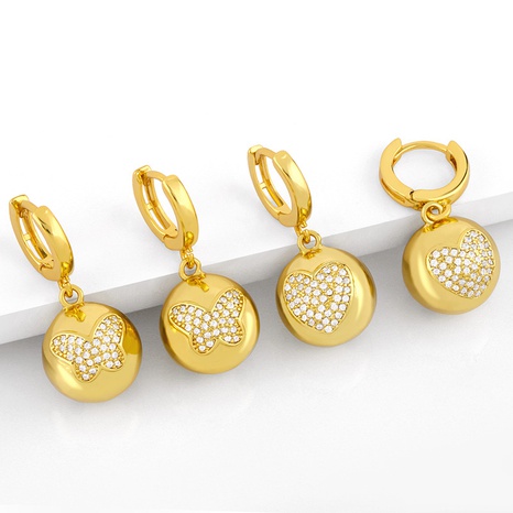 creative star moon butterfly love earrings NHAS300804's discount tags