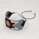 Bohemian ethnic Miyuki rice beads woven pure handmade geometric beaded braceletpicture13