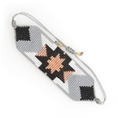 Bohemian ethnic Miyuki rice beads woven pure handmade geometric beaded braceletpicture14