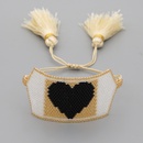 Bohemian ethnic style woven love heart beaded braceletpicture11