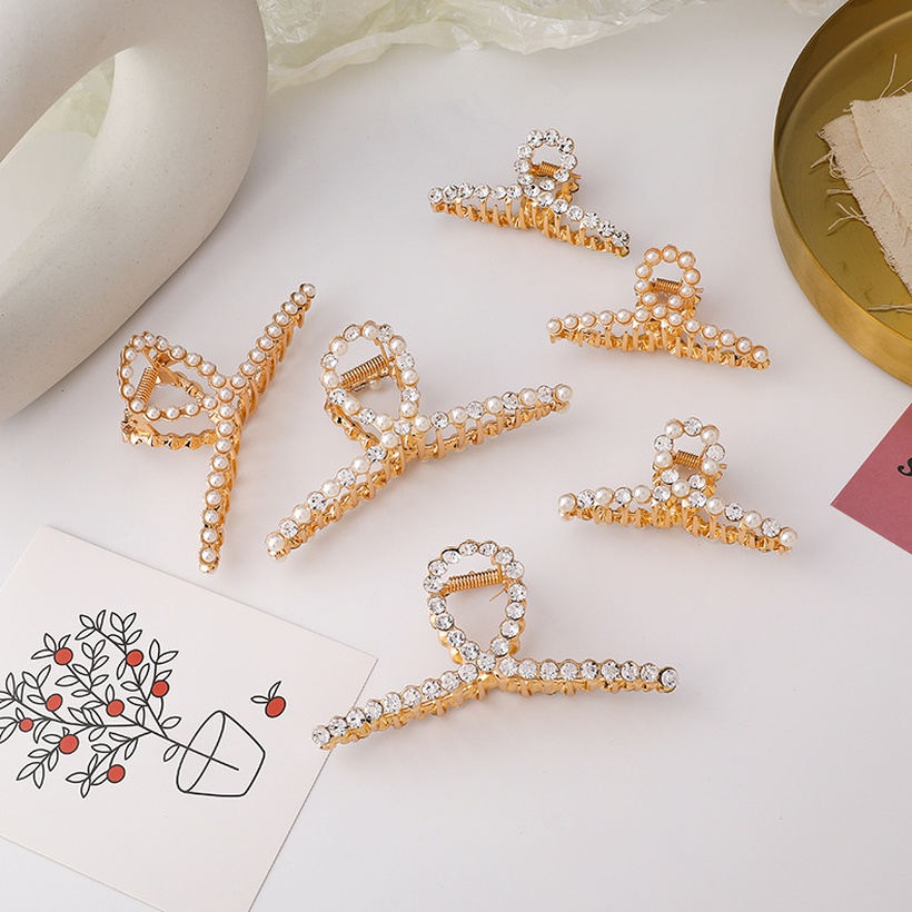 Korean pearl fashion hair clip NHMS300941