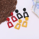 fashion exaggerated frosted hipster geometric earringspicture11