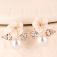 fashion sweet OL shell flower zircon earringspicture8