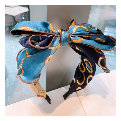 Korea fashion bow-knot chain headband's discount tags