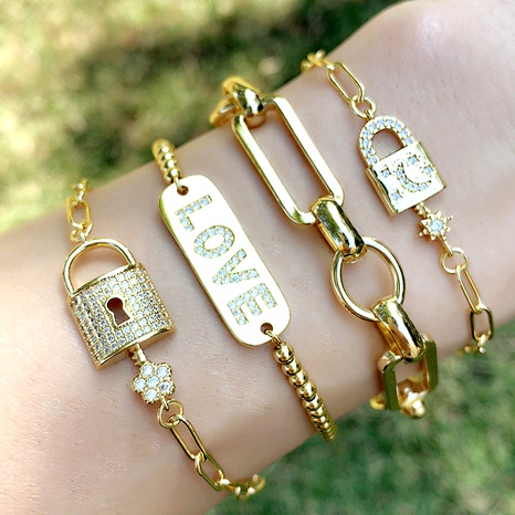 simple chain  bracelet's discount tags