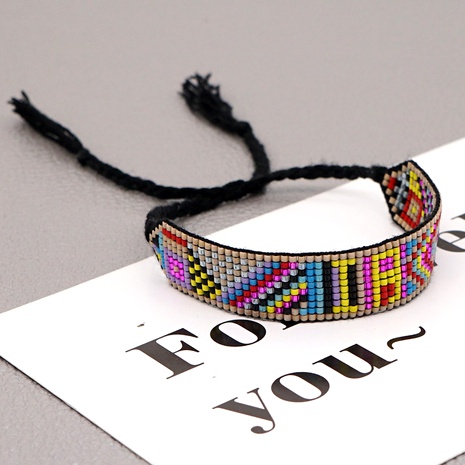 geometrische Art handgemachtes Perlen böhmischen geflochtenen Armband's discount tags