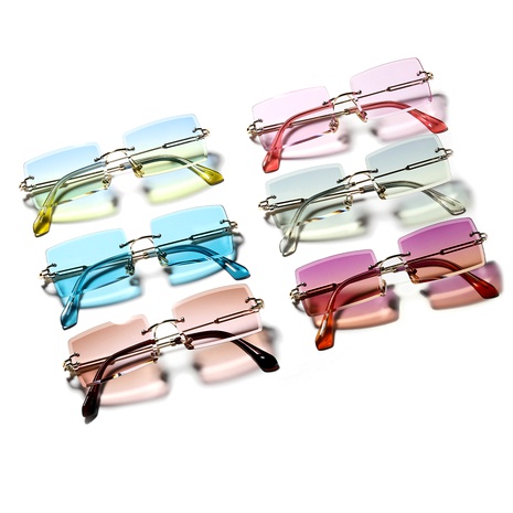 retro diamond trim transparent glasses's discount tags