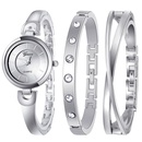 Trend Rhinestone Bracelet Set Threepiece  Watchpicture18
