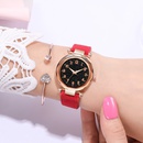 Starry sky fashion digital face frosted PU belt watchpicture11