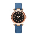 Starry sky fashion digital face frosted PU belt watchpicture12