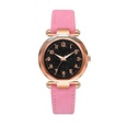 Starry sky fashion digital face frosted PU belt watchpicture17