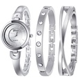 Trend Rhinestone Bracelet Set Threepiece  Watchpicture19