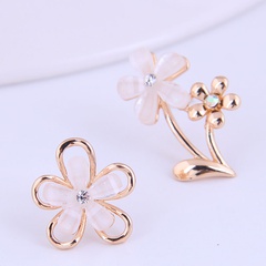 Korean Fashion Sweet OL Flower  Stud Earrings