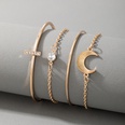 exaggerated popular moon diamond alloy chain braceletpicture7