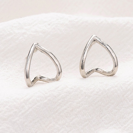 alloy hollow heart earrings's discount tags