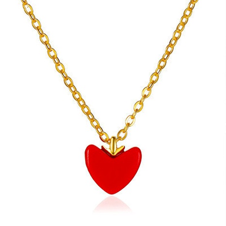 red heart pendant necklace's discount tags
