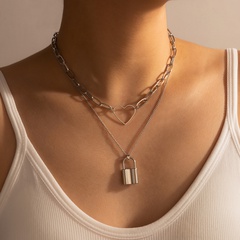 Alloy Lock Necklace