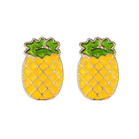 alloy dripping fruit pineapple earrings's discount tags