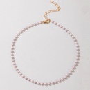 Mode einfache einlagige handgemachte Kette Perlenkettepicture10