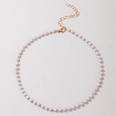 Mode einfache einlagige handgemachte Kette Perlenkettepicture12