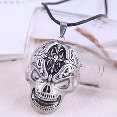 fashion retro paw skull exaggerated personality necklace