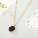 Jewelry Original Shell Necklace Imitation Natural Stone Round Sun Flower Pendant Resin Necklacepicture16