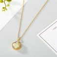 Jewelry Original Shell Necklace Imitation Natural Stone Round Pendant Resin Necklacepicture15
