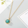 Jewelry Original Shell Necklace Imitation Natural Stone Round Pendant Resin Necklacepicture13