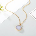 Jewelry Original Shell Necklace Imitation Natural Stone Round Sun Flower Pendant Resin Necklacepicture19