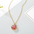 Jewelry Original Shell Necklace Imitation Natural Stone Round Sun Flower Pendant Resin Necklacepicture24