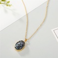Jewelry simple shell necklace imitation natural stone oval pendant resin necklacepicture15