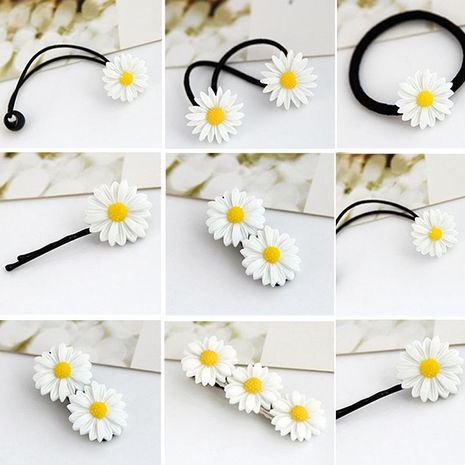 fashion daisy flower hairpin Korean new style hair accessories wholesale hair rope NHDP197173's discount tags