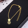 fashion bracelet cute hollow pineapple bracelet alloy pendant fruit bracelet anklet wholesalepicture13