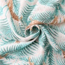 New tropical plant leopard cotton and linen shawl scarf women dualuse sunscreen scarf scarf beach towelpicture16