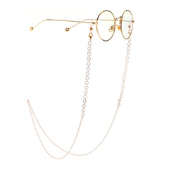 New color-protecting plum flower glasses hanging chain necklace sunglasses glasses rope glasses chain