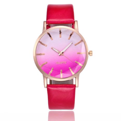 Ladies watches wholesale geometric glass quartz strap casual watch's discount tags